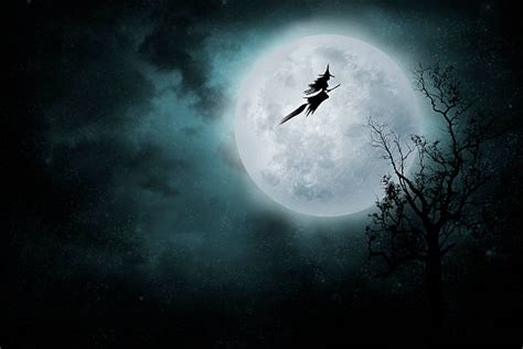 The Dark Side of the Halloween Witch: Tales of Witches in the Night Sky